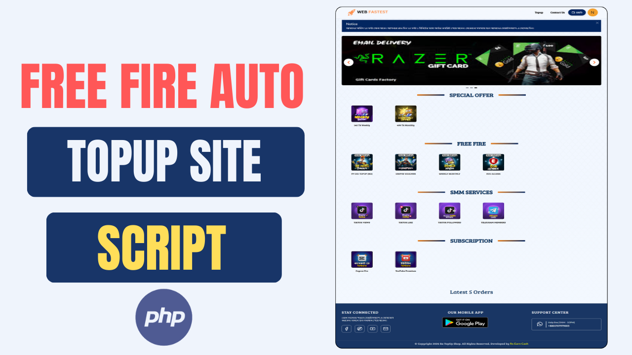 FF AUTO TOPUP SCRIPT 